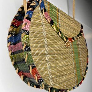 Handcrafted African Dress Handbag - Med Size